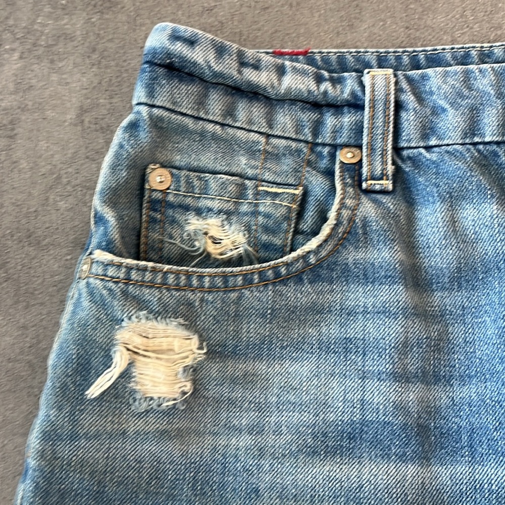 7 for all Mankind denim mini skirt size 25 - Picture 7 of 8